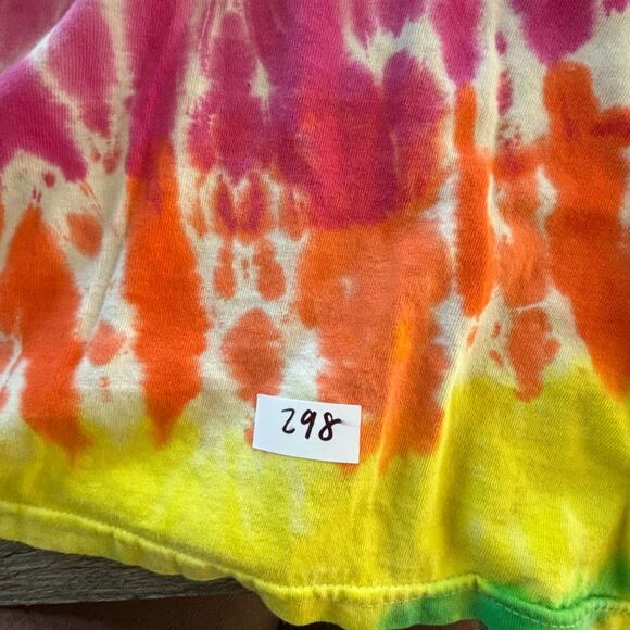 Vintage Tie Dye‎ Shirt Classic Spiral Short Sleeve Tee 90s T-shirt Delta Pro - Picture 7 of 7